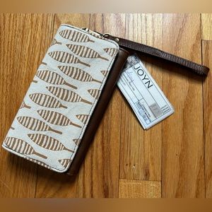 Handmade Leather JOYN Blocked Stitched Leather Wallet - Brand New with Tags